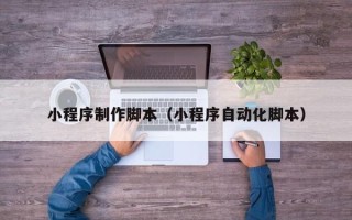 博罗小程序制作脚本（小程序自动化脚本）